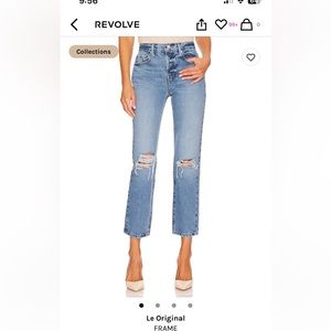 Frame denim. Size 26. Le original